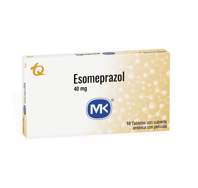Esomeprazol 40 Mg 10 Tabletas Mk