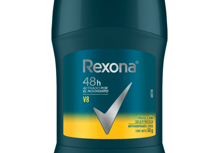 Desodorante Rexona Barra Hombre V8 50 Gr H