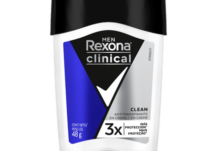 Desodorante Rexona Clin Crema Clean Men 48 Gr H