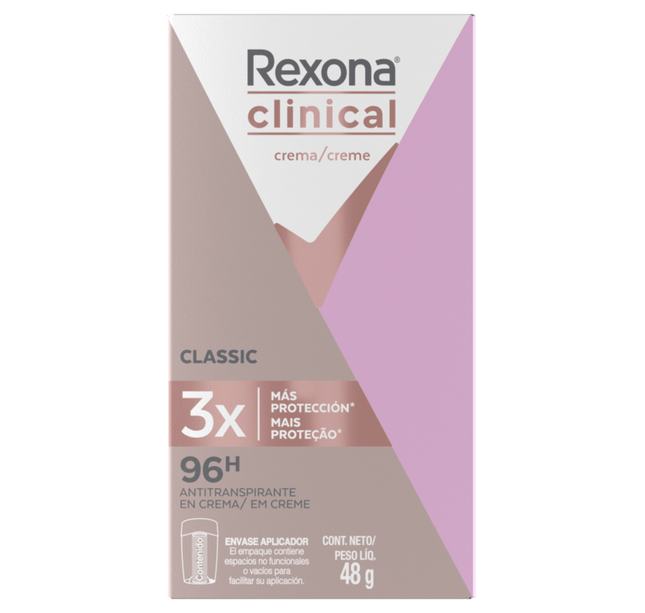 Desodorante Rexona Clinical Crema Classic Wom 48 Gr M