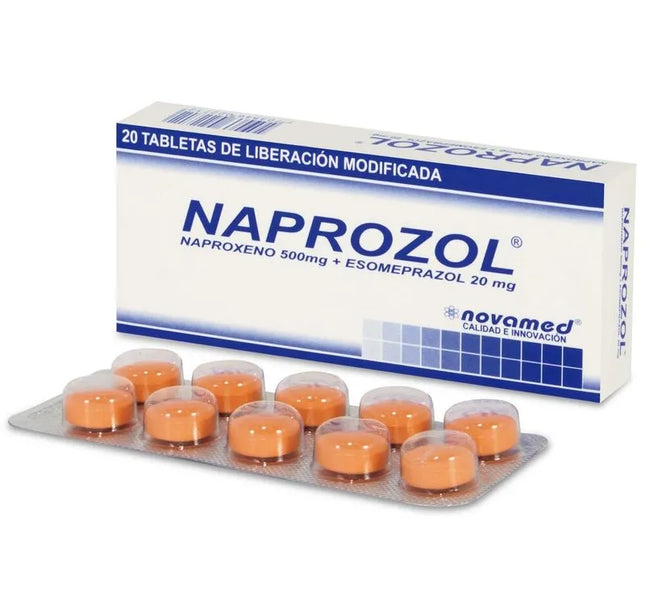 Naprozol 500 Mg 20 Tabletas