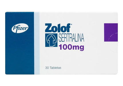 Zolof 100 Mg 30 Tabletas