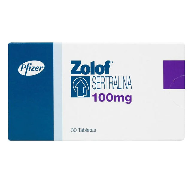 Zolof 100 Mg 30 Tabletas