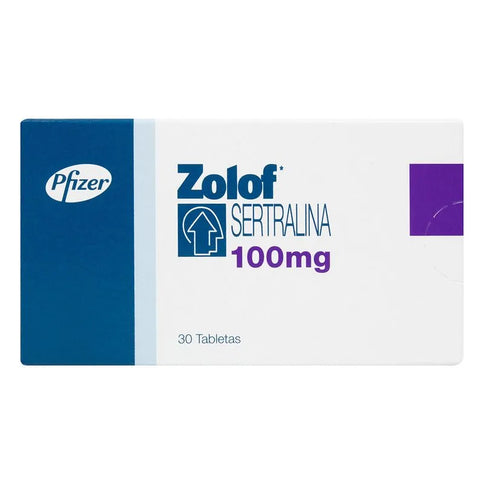 Zolof 100 Mg 30 Tabletas