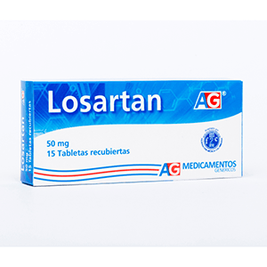 Losartan 50 Mg 15 Tabletas Ag