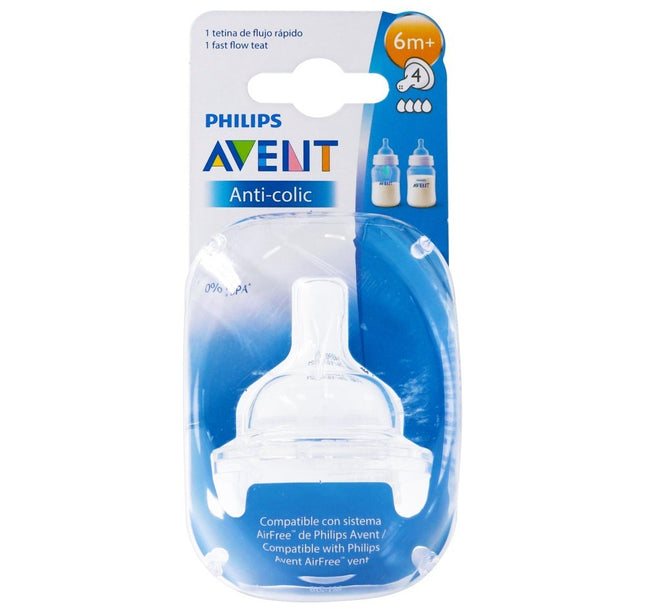 CHUPO PHILIPS AVENT FLUJO RAPIDO 6M+
