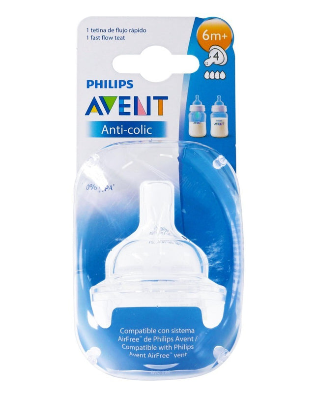 CHUPO PHILIPS AVENT FLUJO RAPIDO 6M+