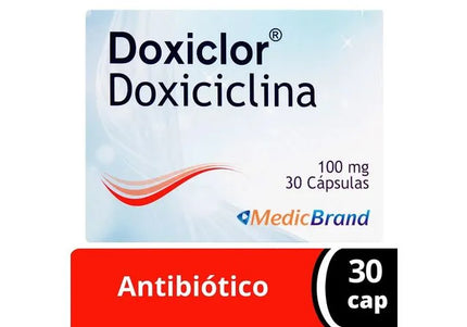Doxiclor 100 Mg 30 Caps Coa