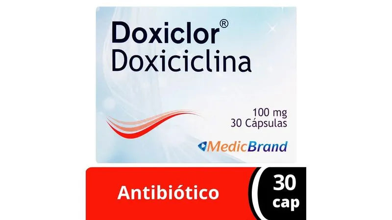 Doxiclor 100 Mg 30 Caps Coa