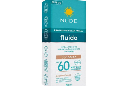 Protector Nude Facial Fluido Spf60 50 Ml