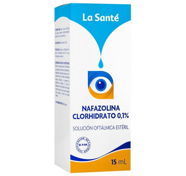 NAFAZOLINA CLORHIDRATO 0.1% SOL OFT 15ML
