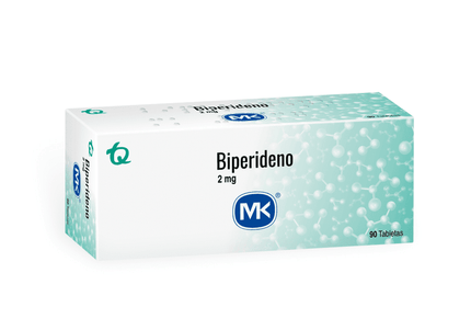 Biperideno 2 Mg 90 Tabletas Mk
