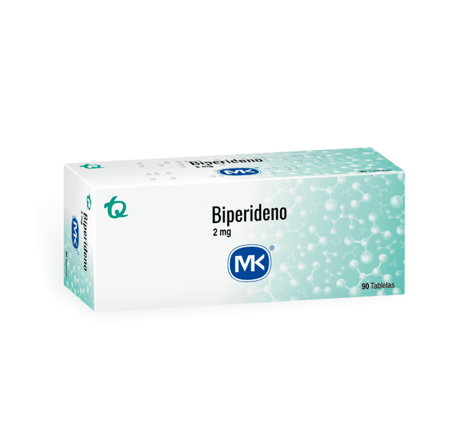 Biperideno 2 Mg 90 Tabletas Mk