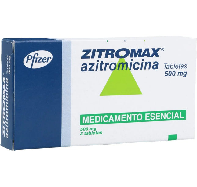 Zitromax 500 Mg 3 Tabletas