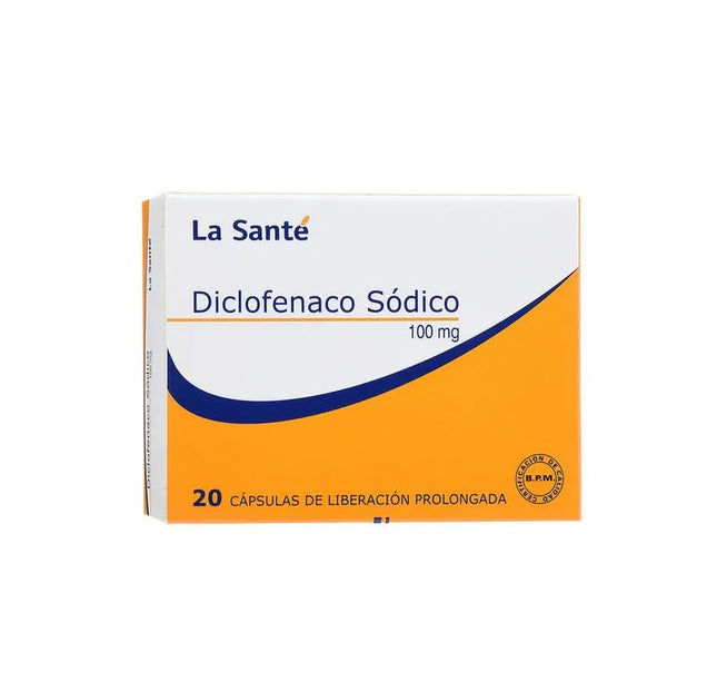 Diclofenaco Retard 100 Mg 20 Capsulas LS