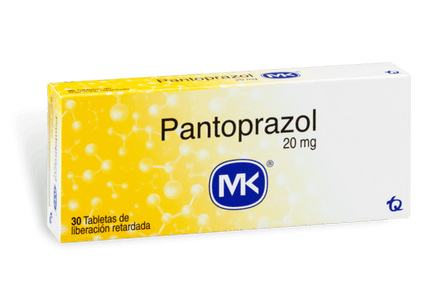 Pantoprazol 20 Mg 30 Tabletas Mk