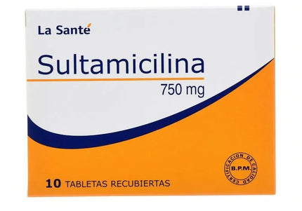 Sultamicilina 750 Mg 10 Tbs Ls(3%+)(Pae)