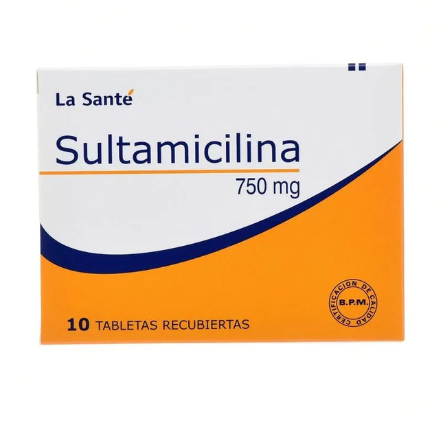 Sultamicilina 750 Mg 10 Tbs Ls(3%+)(Pae)