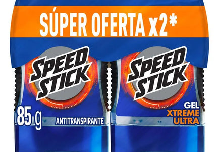 2 Desodorante Speed Stick Extreme Gel 85 Gr