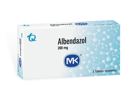 Albendazol 200 Mg 2 Tabletas Mk