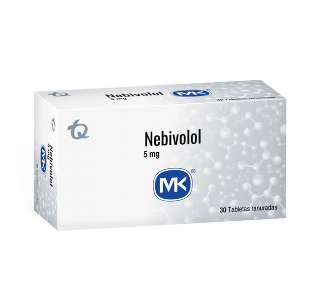 Nebivolol 5 Mg 30 Tabletas Mk