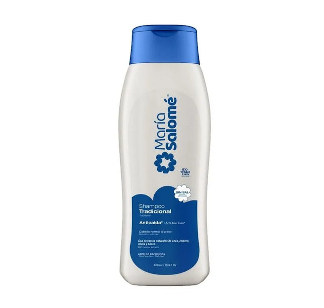 Shampoo Maria Salome 2 En 1 Prevención Caida Sin Sal 400Ml