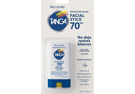 Bloqueador Tanga Spf 70 Barra Facial 13 G