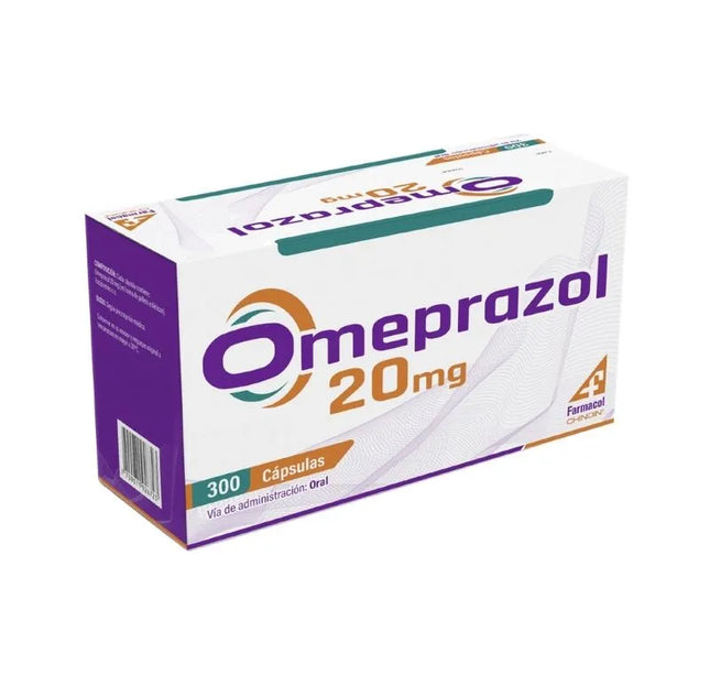 Omeprazol 20 Mg 300 Capsulas