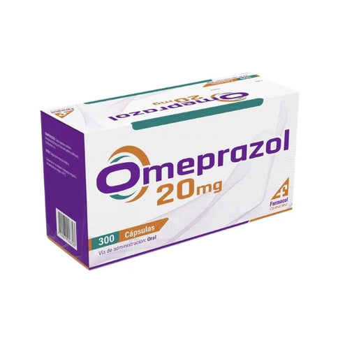 Omeprazol 20 Mg 300 Capsulas
