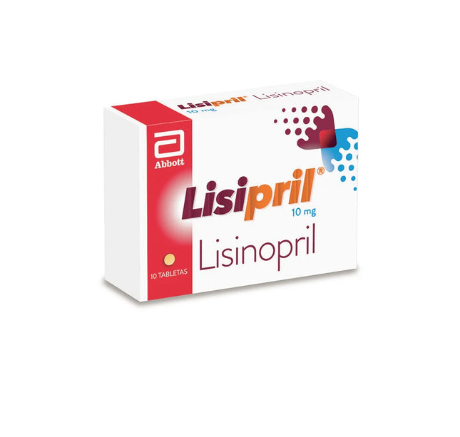Lisipril 10 Mg 10 Tabletas