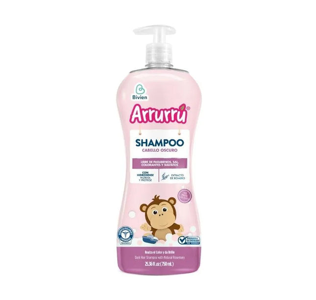 Champoo Arrurru Cabellos Oscuros 750Ml