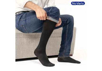 Calcetin Hombre Novarix 15-20Mmhg.Negro.T.M