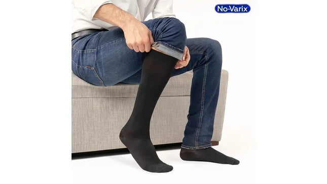 Calcetin Hombre Novarix 15-20Mmhg.Negro.T.M