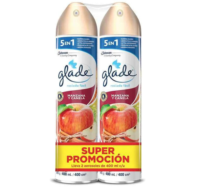 2 Ambientador Glade Spray 400Ml Oferta