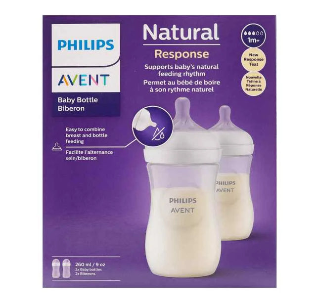 2 Biberon Philips Avent Na.Tra.260Ml 9Oz
