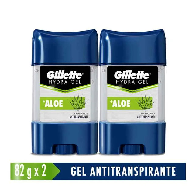 2 Desodorante  Gill Hydra Gel Aloe Vera 82Gr