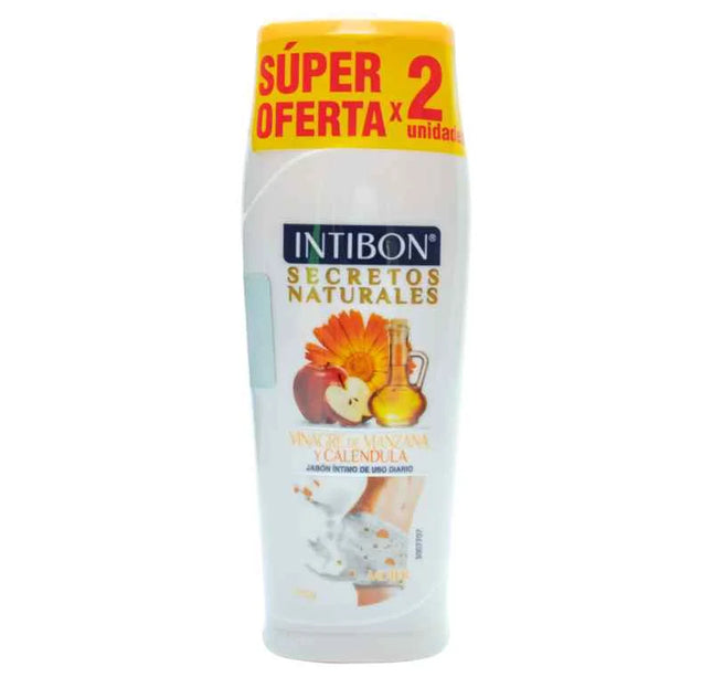 2 Jabones Intibon Vinagre, Manzana y Caléndula 210 Gr