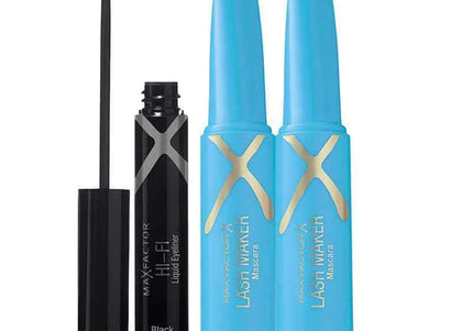 2 Pestañina Lash Maker Negra+Delineador Negro