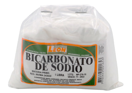 Bicarbonato De Sodio 500 Gr Leon
