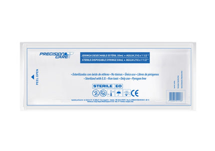 Jeringa 3P 50 Ml Care Aguja Precisión Eterna