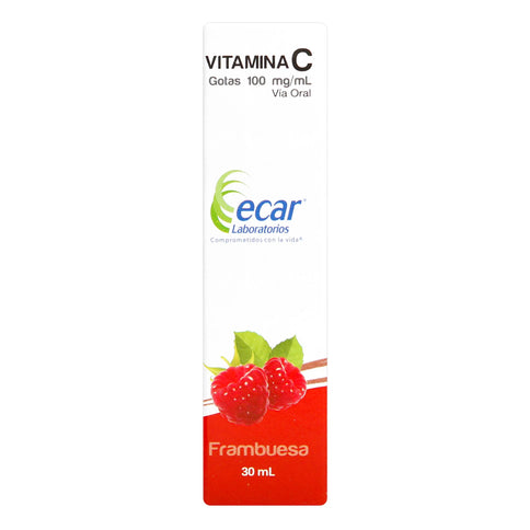 Vitamina C Gotas 100 Mg 30 Ml Ecar