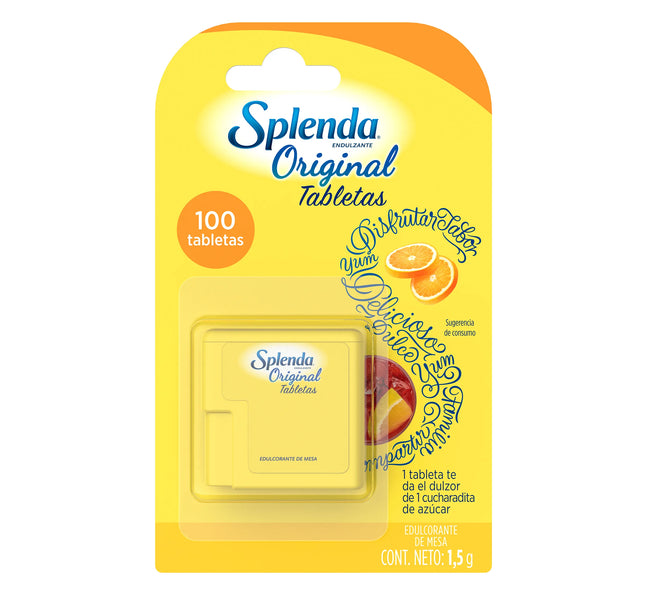 Splenda 100 Tabletas