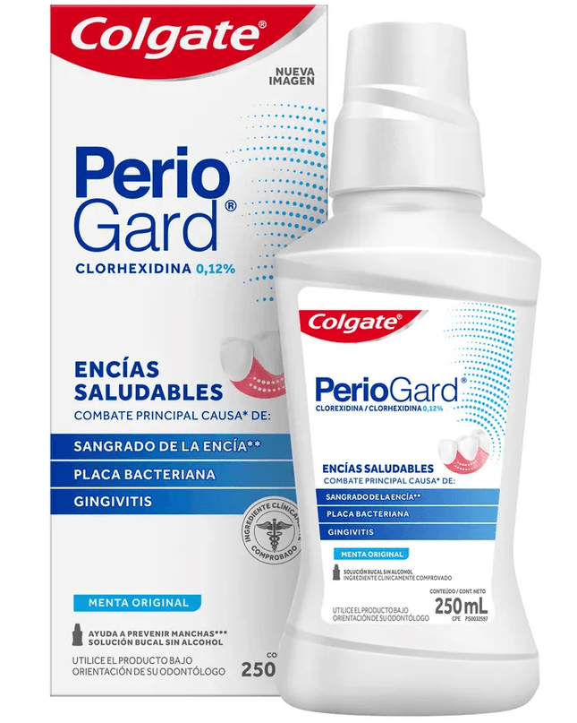 ENJUAGUE COLGATE PERIOGARD SIN ALCOHOL 250 ML