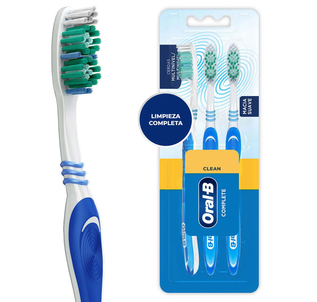 Cepillo Oral-B Complete 40 Suave Tripack
