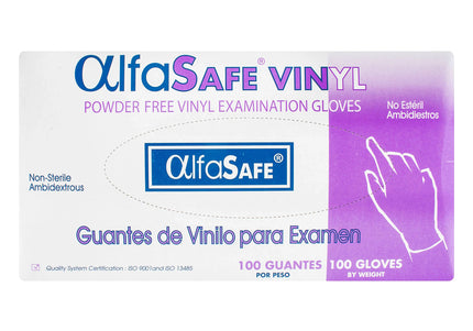Guante Examen Vinilo Alfa Talla L 100 Uds