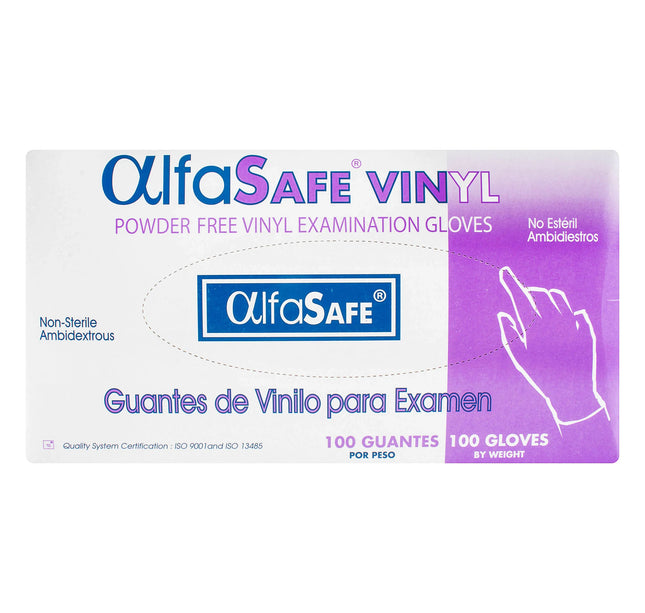 Guante Examen Vinilo Alfa Talla L 100 Uds