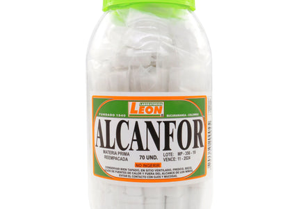 Alcanfor 70 Tbs Leon