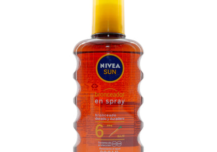 Bronceador Nivea Sun Aceite Spray Fps6 200 Ml