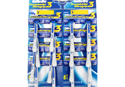 Maquina Prestobarba Ultra Grip 3 Hojas 16 Und