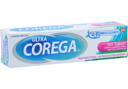 Crema Corega 3D Ultra Sin Sabor 40 Gr
